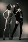 Valeria and October in latex