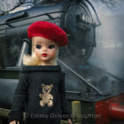 Katie and Steam Train<br />(Vintage Sindy Doll)