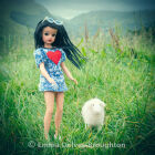 Nina and Sheep (Vintage Sindy Doll)