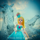 Flavia (Vintage Sindy Doll) at the Kelpies in Scotland